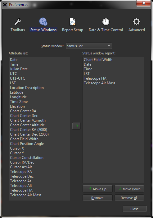 Status Windows
